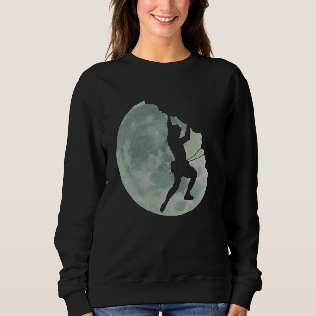 Climb Boy Mountaineer Climbing Mountain Bouldern W Sweatshirt (Front)