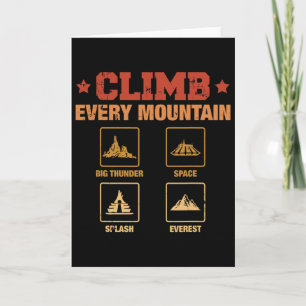 Climb Every Mountain Big Thunder Space Splashs Eve Card