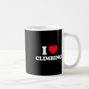 Climb Heart Rock Climber Hobby Wall Gym Mountain C Coffee Mug