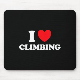 Climb Heart Rock Climber Hobby Wall Gym Mountain C Mouse Pad