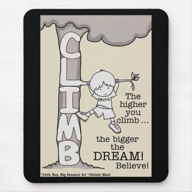 Climb Higher Mouse Pad (Front)