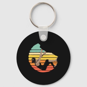 Climb Like A Girl Rock Climber Climbing Bouldering Key Ring