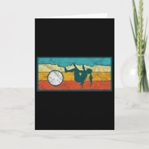 Climb Like A Girl Rock Climbing Retro Bouldering G Card