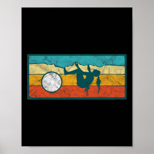 Climb Like A Girl Rock Climbing Retro Bouldering G Poster