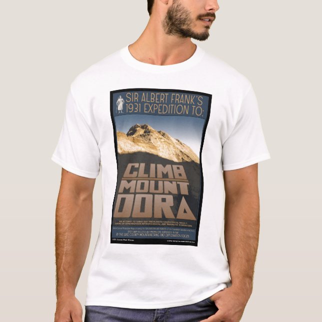 Climb Mount Dora shirt (Front)
