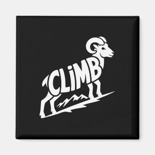 Climb - Rock Climbing And Bouldering Bighorn Ram W Magnet