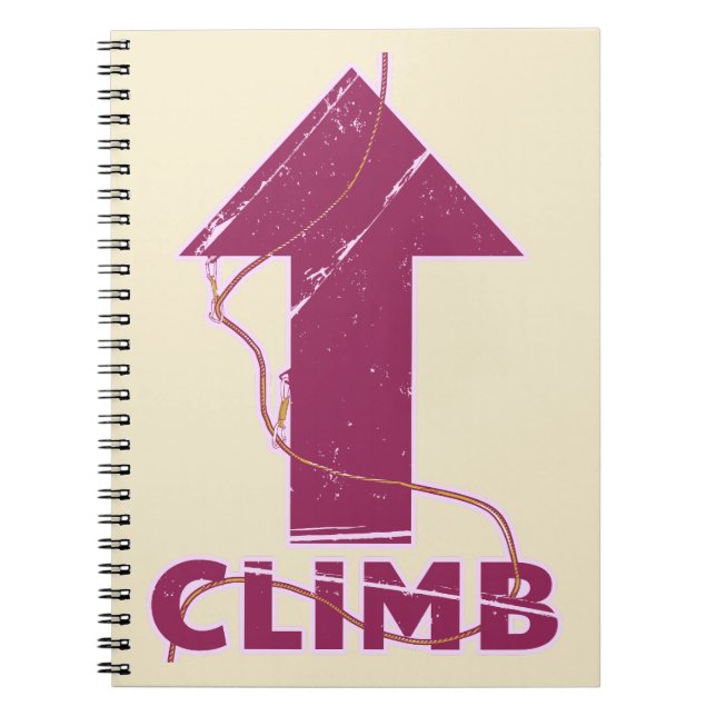 Climb rock climbing rope notebook (Front)