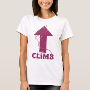 Climb rock climbing rope T-Shirt