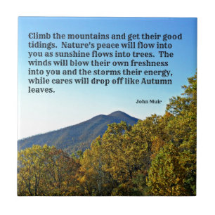 Climb the mountains and get their good.... ceramic tile