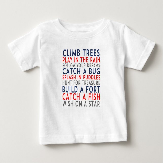 Climb Trees 01 Baby T-Shirt (Front)