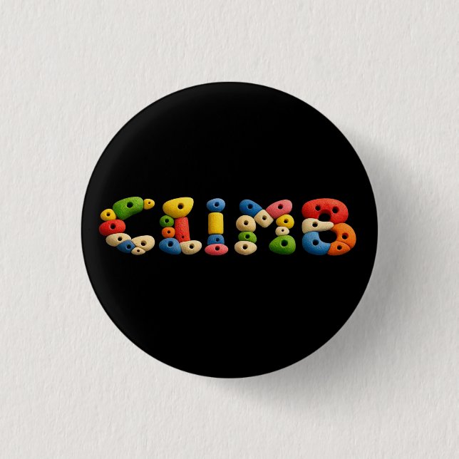 Climb Wall Climbing Holds fun  3 Cm Round Badge (Front)
