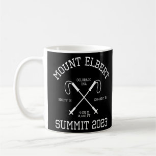 Climbed Mount Elbert Summit 2023 Hike Colorado USA Coffee Mug