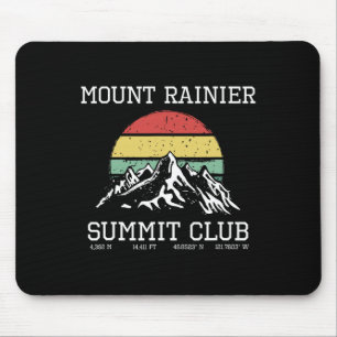 Climbed Mount Rainier Summit Club Hike Washington Mouse Pad