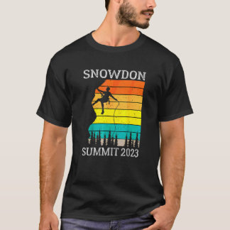 Climbed Mount Snowdon Summit 2023 Hike Wales Unite T-Shirt