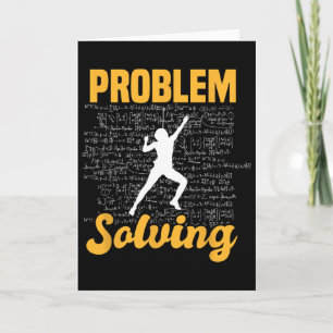 Climber Bouldering Problem Solving Climber Rock Cl Card