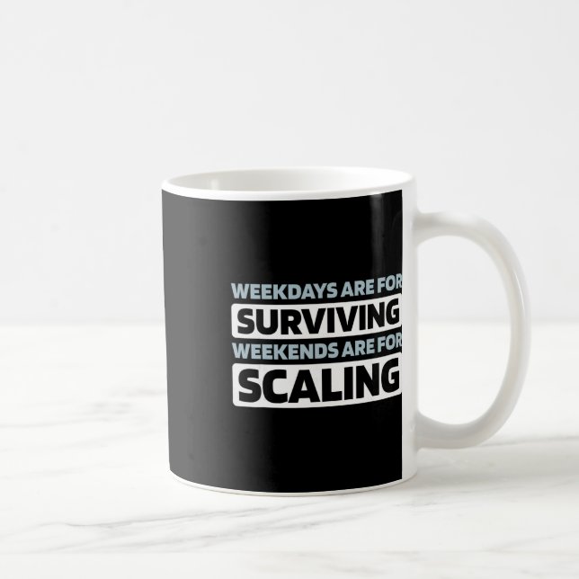 Climber Climb - Ice Climbing _2  Coffee Mug (Right)