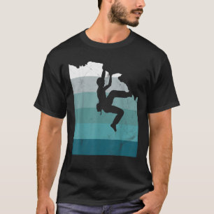 Climber Climbing Bouldering Free Speed Solo T-Shirt