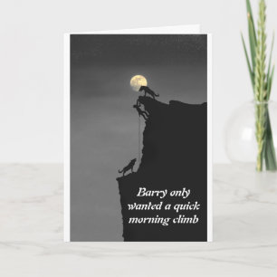 climber meets mountain wolves card