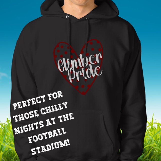 Climber Pride Polka Dot Heart Hoodie (Creator Uploaded)