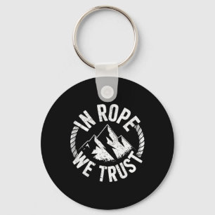 Climber Rope Mountain Climbing Gear Mountaineer Key Ring