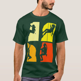Climber Women Girls Kids Rock Climbing  T-Shirt