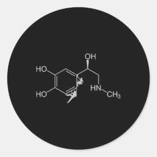 Climbing Adrenalin Formula Bouldering Shirt Gift Classic Round Sticker