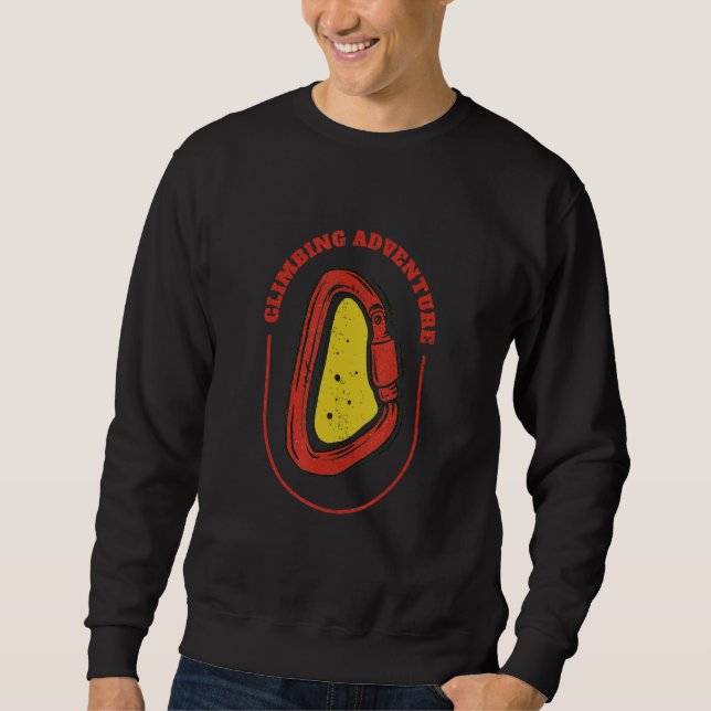 Climbing Adventure Carabiner Sweatshirt (Front)