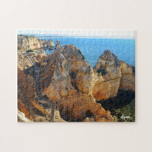 Climbing Algarve Portugal Jigsaw Puzzle