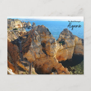 Climbing Algarve Portugal Postcard