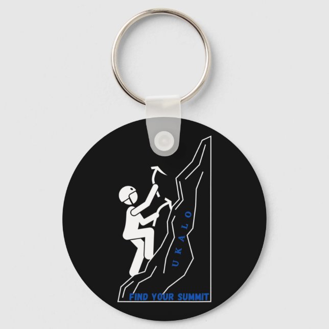 Climbing And Hiking Apparel  Key Ring (Front)