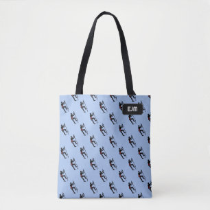 Climbing and Mountaineering - add initials or name Tote Bag