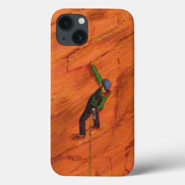 Climbing art iPhone / iPad case (Back)