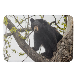 Climbing Black Bear Bath Mat