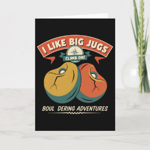 Climbing Bouldering Adventures Climb On  Card