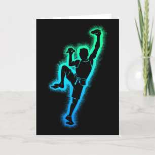 Climbing Bouldering Climber Boulder Boys Kids Men Card