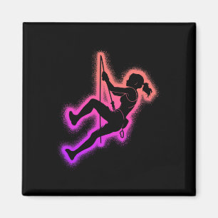 Climbing Bouldering Kids Girls Women Rock Climber Magnet