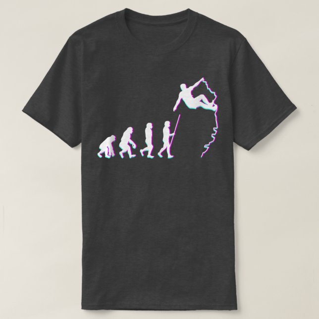 Climbing bouldering motif climber climbing T-Shirt (Design Front)