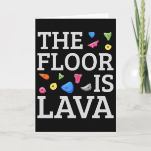 Climbing Bouldering Rock Climber Boulderer Funny Card