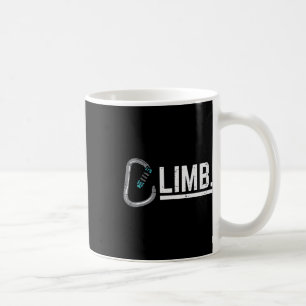 Climbing Carabiner Climb Rock Mountain Climber Men Coffee Mug