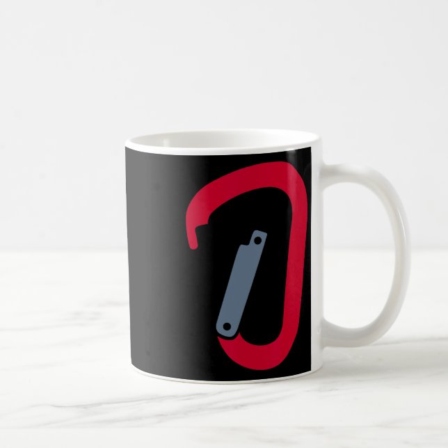 Climbing Carabiner  Coffee Mug (Right)
