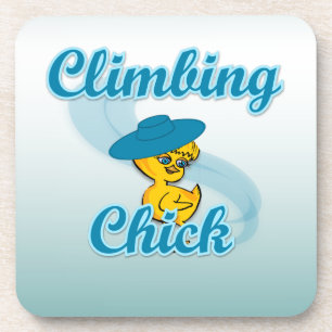 Climbing Chick #3 Coaster