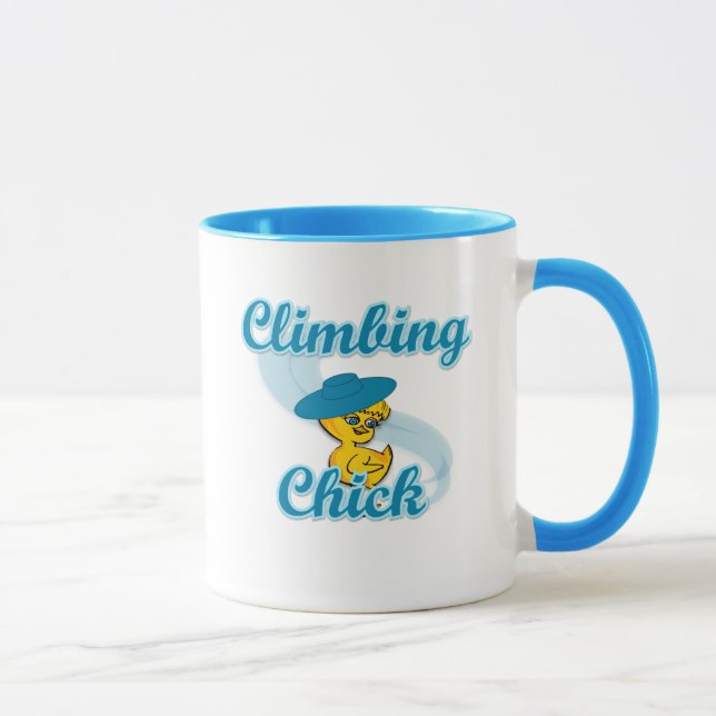 Climbing Chick #3 Mug (Right)