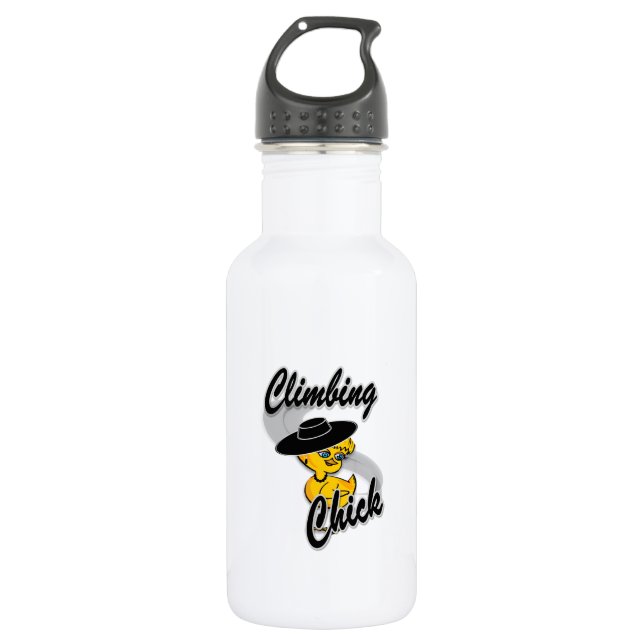 Climbing Chick #4 532 Ml Water Bottle (Front)