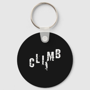 Climbing - Climb Bouldering Mountain Rock Climber Key Ring