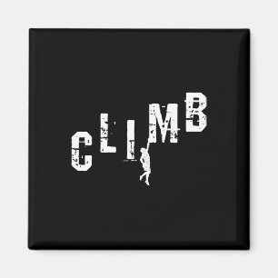 Climbing - Climb Bouldering Mountain Rock Climber  Magnet