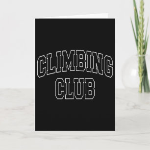 Climbing Club Varsity University College Campus Al Card