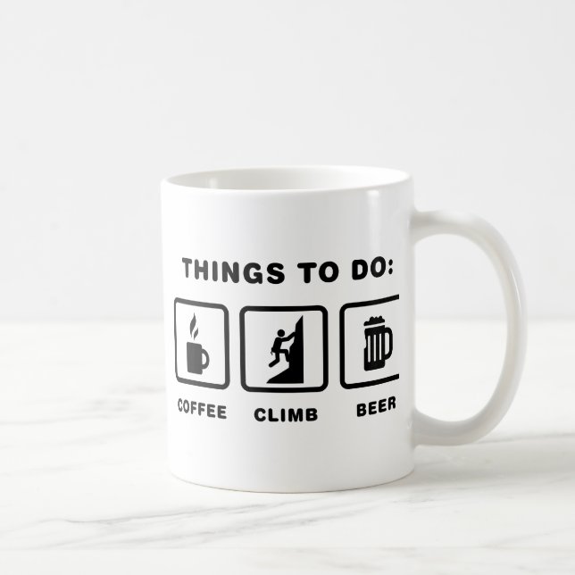 Climbing Coffee Mug (Right)