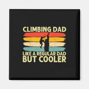 Climbing Dad Design Father Day For Rock Climber Magnet