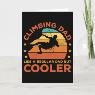 Climbing Dad Like A Regular Dad But Cooler Boulder Card