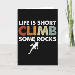 Climbing Design - Vintage Rock Climbing Card